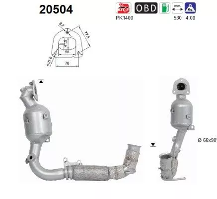 Katalysator AS 20504)