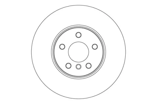 Remschijf TRW DF6899S)