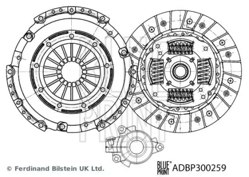 Koppelingsset BLUE PRINT ADBP300259)