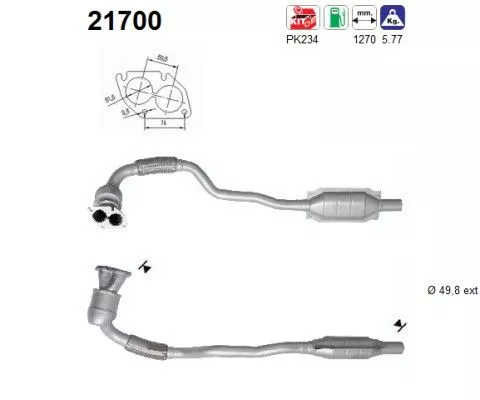 Katalysator AS 21700)