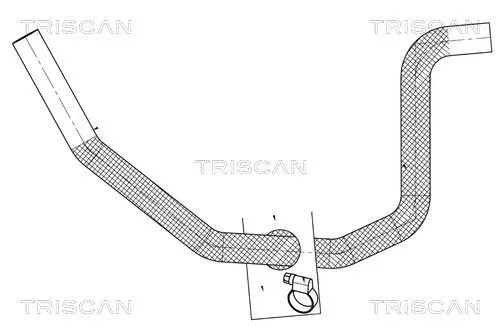 Hydraulic Hose, steering TRISCAN 8516 11006)
