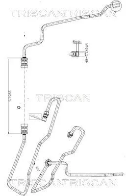 Hydraulische slang, stuurinrichting TRISCAN 8516 16011)