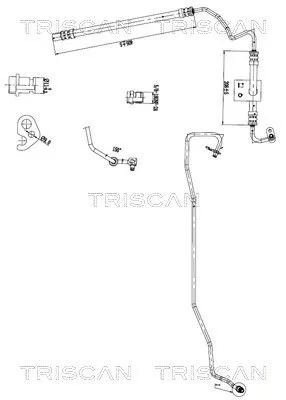 Hydraulische slang, stuurinrichting TRISCAN 8516 16034)