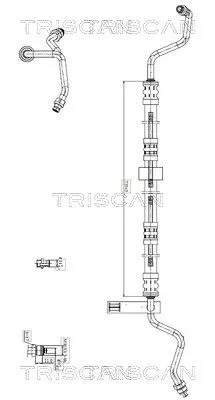 Hydraulische slang, stuurinrichting TRISCAN 8516 23004)