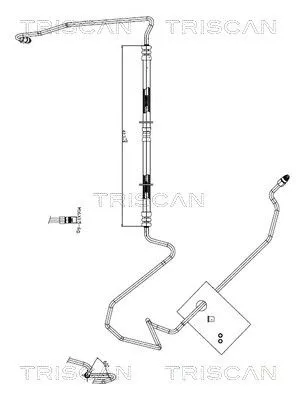 Hydraulische slang, stuurinrichting TRISCAN 8516 27004)