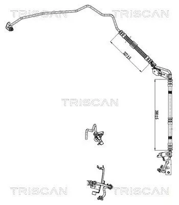 Hydraulische slang, stuurinrichting TRISCAN 8516 16005)