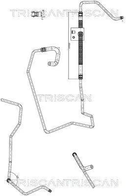 Hydraulische slang, stuurinrichting TRISCAN 8516 28003)