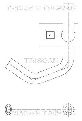 Hydraulische slang, stuurinrichting TRISCAN 8516 11024)