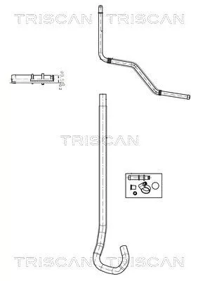 Hydraulische slang, stuurinrichting TRISCAN 8516 16033)