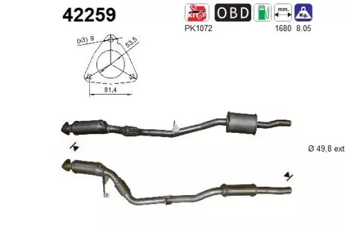 Katalysator AS 42259)