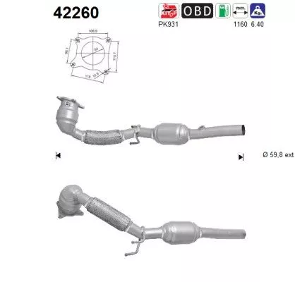 Katalysator AS 42260)