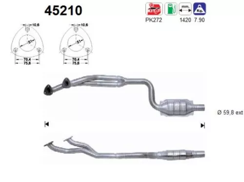 Katalysator AS 45210)
