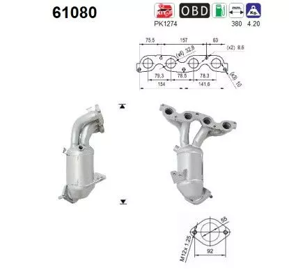 Katalysator AS 61080)