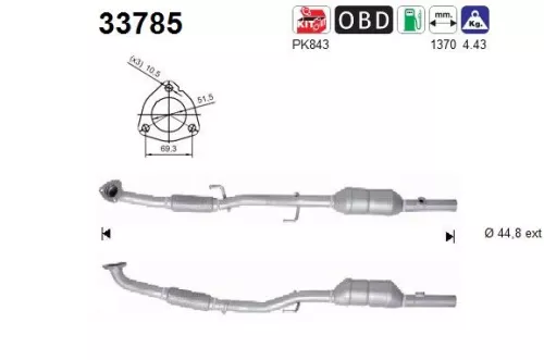 Katalysator AS 33785)