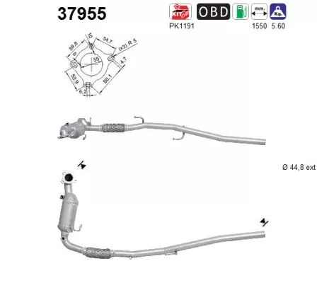 Catalytic Converter  37955)