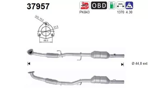 Catalytic Converter  37957)