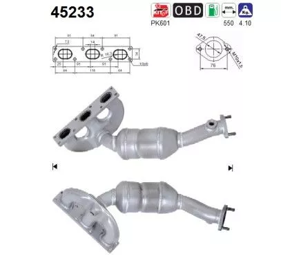 Katalysator AS 45233)