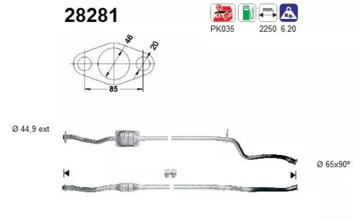 Katalysator AS 28281)