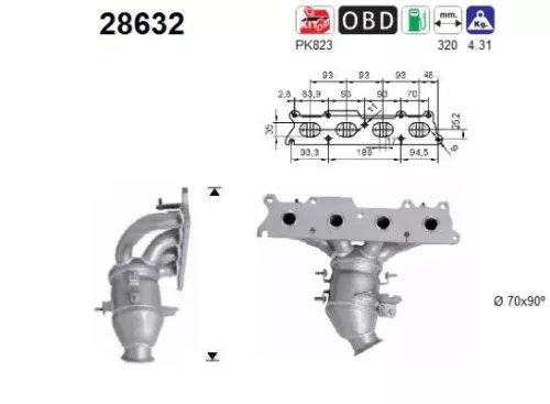 Katalysator AS 28632)