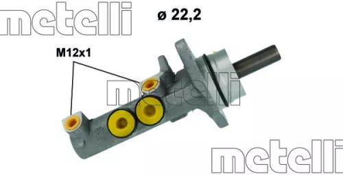 Remhoofdremcilinder METELLI 05-1258)