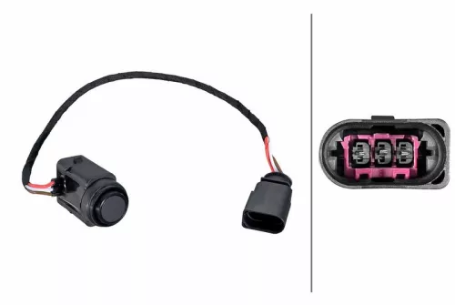 Sensor, parkeerafstandsregeling HELLA 6PX 358 270-791)
