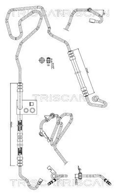 Hydraulische slang, stuurinrichting TRISCAN 8516 29071)
