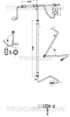 Hydraulische slang, stuurinrichting TRISCAN 8516 29052)