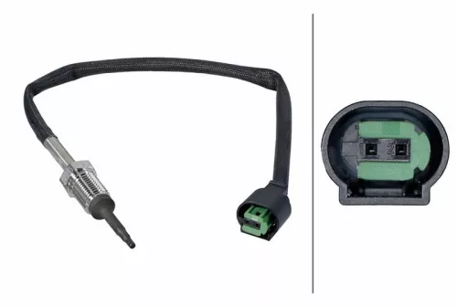 Sensor, uitlaatgastemperatuur HELLA 6PT 358 226-651)