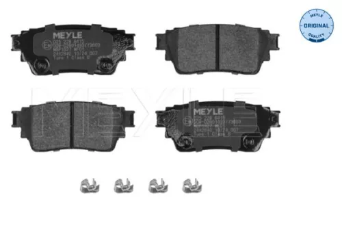 Remblokkenset, schijfrem MEYLE 025 228 6415)