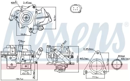 EGR-klep NISSENS 98379)