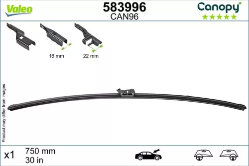 Ruitenwisser VALEO 583996)