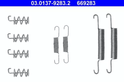 Accessoirekit, parkeerremblokken ATE 03.0137-9283.2)