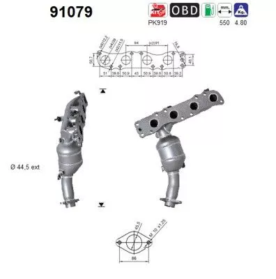 Katalysator AS 91079)