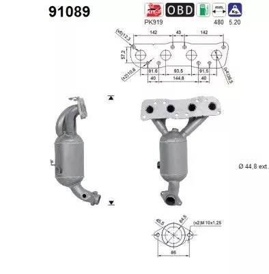 Katalysator AS 91089)