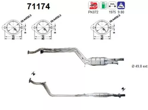Katalysator AS 71174)