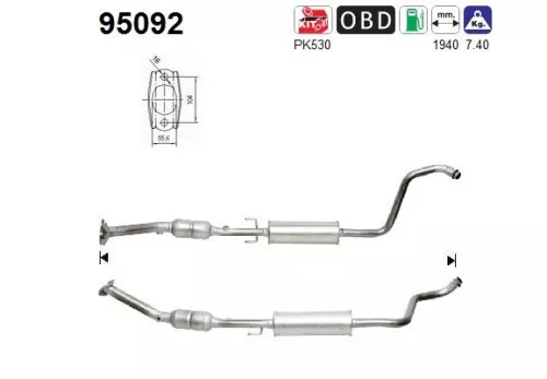 Katalysator AS 95092)