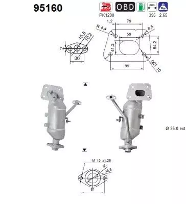 Katalysator AS 95160)