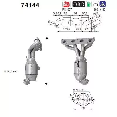 Katalysator AS 74144)
