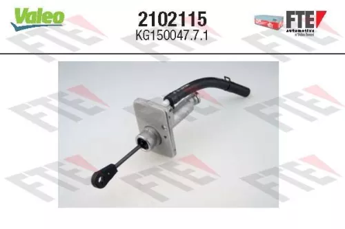Hoofdremcilinder, koppeling VALEO 2102115)