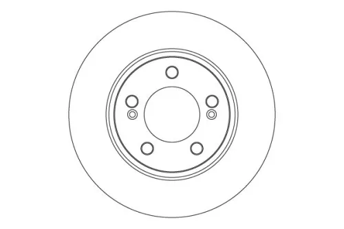 Remschijf TRW DF6924S)