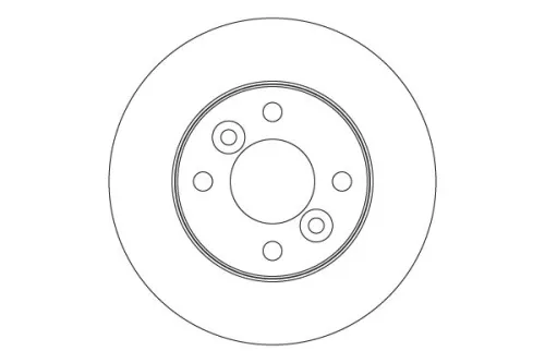 Remschijf TRW DF3989)