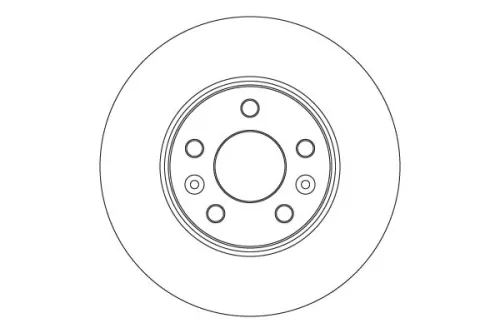 Remschijf TRW DF4615)