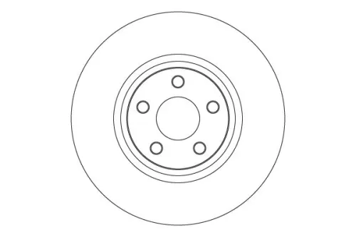 Remschijf TRW DF6998S)