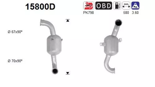 Katalysator AS 15800D)