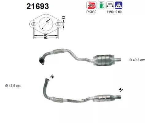 Catalytic Converter  21693)