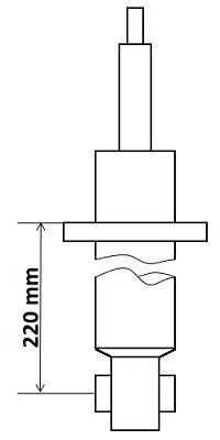 Shock Absorber KYB 3418024)