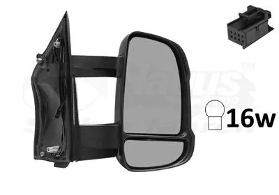 Exterior Mirror VAN WEZEL 1651818)