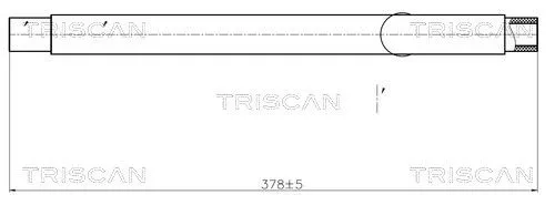 Hydraulische slang, stuurinrichting TRISCAN 8516 11008)