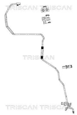 Hoge-/lagedrukleiding, airconditioning TRISCAN 9010 69002)