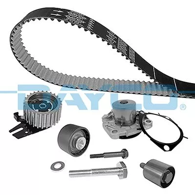 Waterpomp- en distributieriemset DAYCO KTBWP12370)